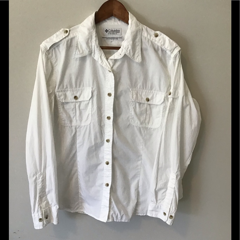 Super Cool GUC Columbia White Fishing Top